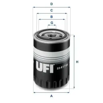 Масляний фільтр UFI 23.417.00