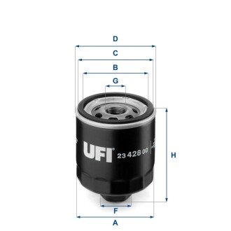 Масляный фильтр ufi 23.428.00 на Фольксваген Поло седан