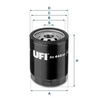 Масляный фильтр UFI 2344500
