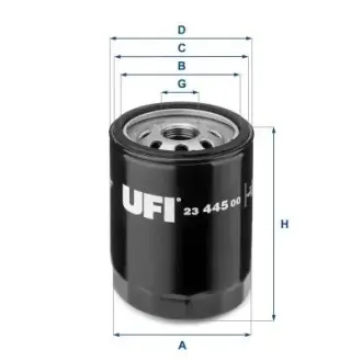 Масляный фильтр UFI 2344500 Ситроен Джампер