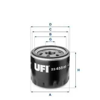 Масляный фильтр UFI 23.455.00