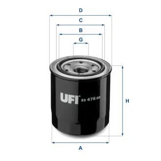 Масляный фильтр UFI 23.476.00