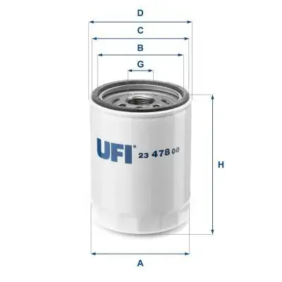 Масляный фильтр UFI 23.478.00