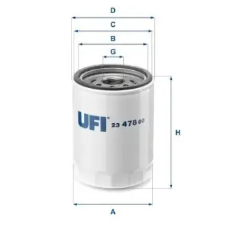 Масляный фильтр UFI 23.478.00