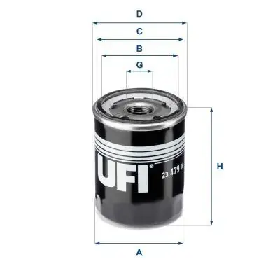 Масляний фільтр UFI 23.479.00 (фото 1)
