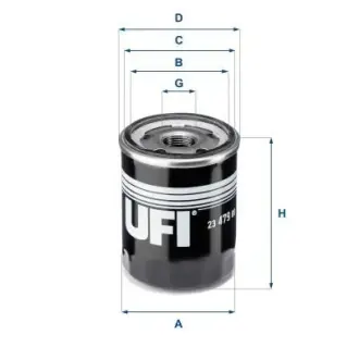 Масляний фільтр UFI 23.479.00