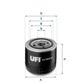 Масляный фильтр UFI 2348900 Фиат Дукато 244