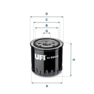 Масляний фільтр UFI 2356400