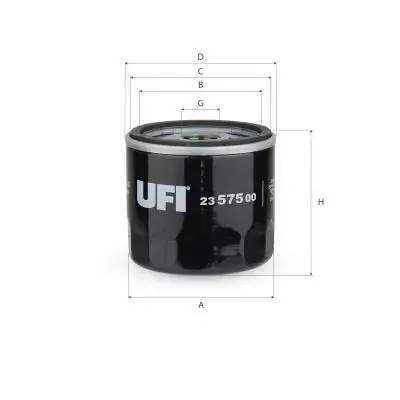 Масляный фильтр UFI 23.575.00
