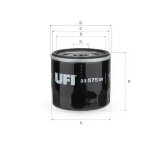 Масляный фильтр UFI 23.575.00
