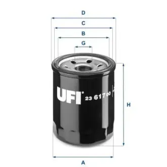 Масляный фильтр UFI 23.617.00