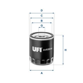 Масляный фильтр ufi 23.632.00 на Форд Фокус 3