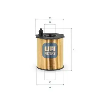 Масляний фільтр UFI 25.037.00