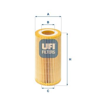 Масляний фільтр ufi 25.039.00 на Вольво C30