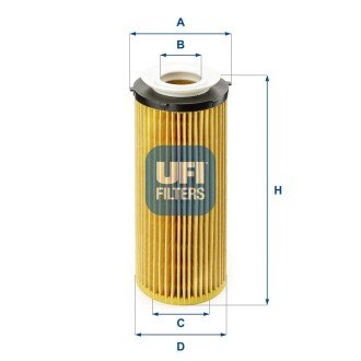 Масляный фильтр ufi 25.096.00 на Бмв F10