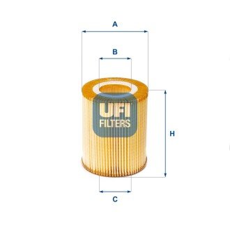 Масляный фильтр ufi 25.152.00