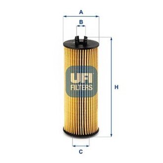 Масляный фильтр ufi 25.248.00