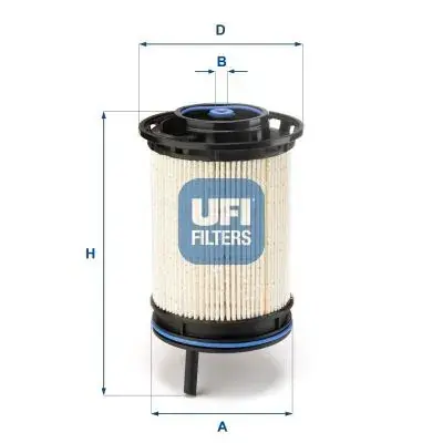 Паливний фільтр UFI 26.130.00
