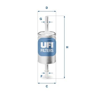 Паливний фільтр ufi 31.740.03 на Фиат Типо