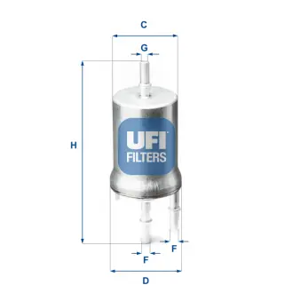 Паливний фільтр UFI 31.845.00