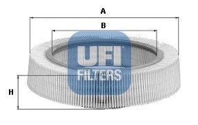 Повітряний фільтр ufi 30.917.01