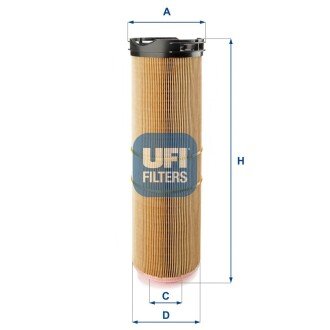 Повітряний фільтр ufi 27.B12.00 на Мерседес W211