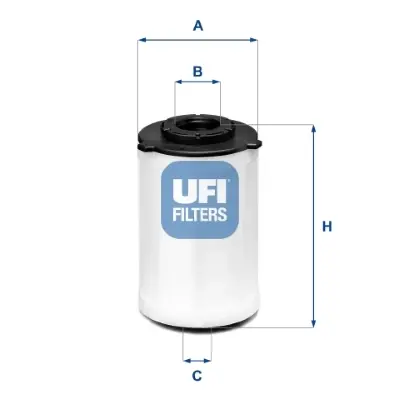 Р¤С–Р»СЊС‚СЂ РїР°Р»РёРІРЅРёР№ UFI 26.H2O.03