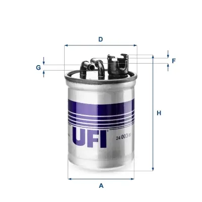 Топливный фильтр UFI 24.003.00
