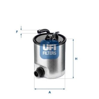 Топливный фильтр ufi 24.007.00