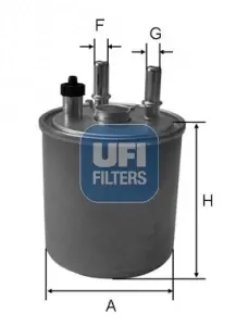 Топливный фильтр UFI 2407300 Рено Кенго 1