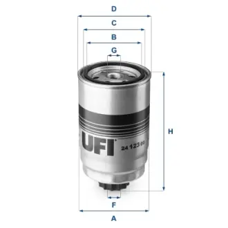 Топливный фильтр UFI 24.123.00
