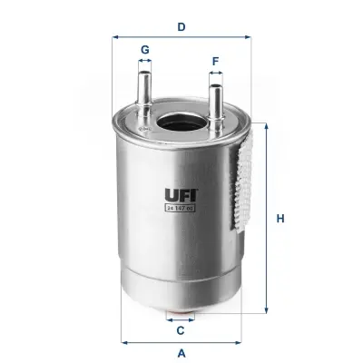Топливный фильтр UFI 24.147.00