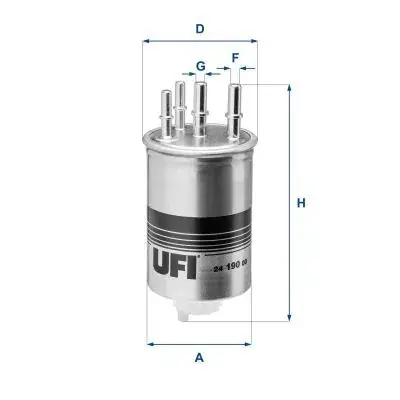 Топливный фильтр UFI 2419000