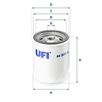 Топливный фильтр UFI 24.304.00