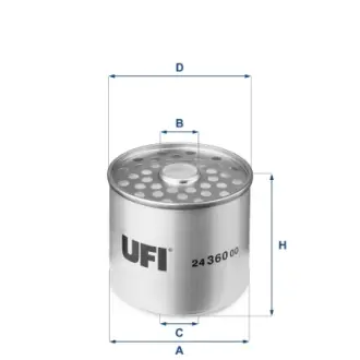 Топливный фильтр UFI 24.360.00