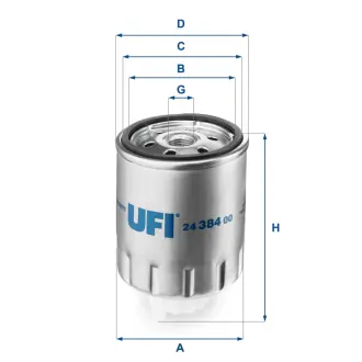Топливный фильтр UFI 2438400