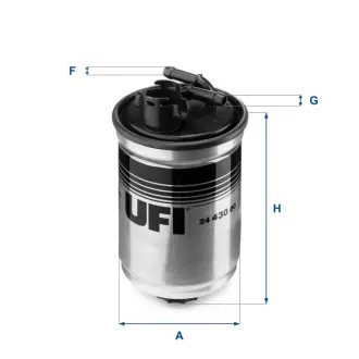 Топливный фильтр UFI 24.430.00