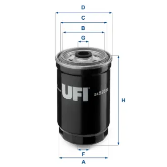 Топливный фильтр UFI 24.525.00