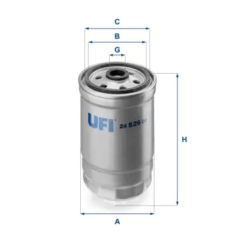 Топливный фильтр UFI 24.526.00