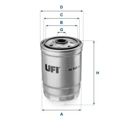 Топливный фильтр UFI 24.528.01
