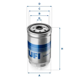 Топливный фильтр UFI 24.529.00