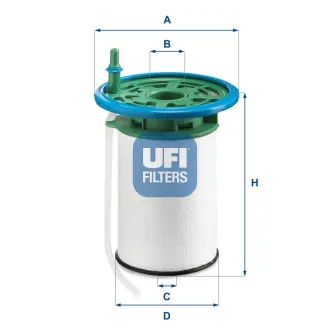 Топливный фильтр UFI 26.053.00