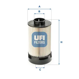 Топливный фильтр UFI 26.072.00