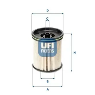 Топливный фильтр UFI 2612200