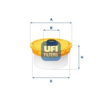 Топливный фильтр ufi 26.138.00 на Тойота Ленд крузер 200