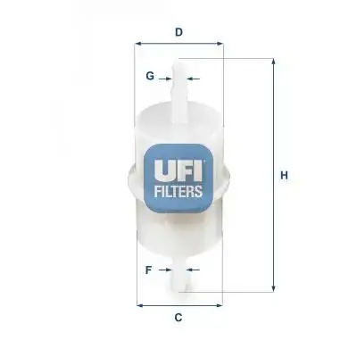 Паливний (топливный) фільтр UFI 31.001.00 (фото 1)