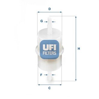 Топливный фильтр ufi 31.001.00 на Фиат 500