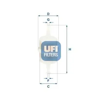 Топливный фильтр UFI 31.012.00