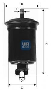 Паливний (топливный) фільтр ufi 3151600