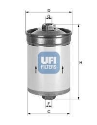 Паливний (топливный) фільтр ufi 3153100